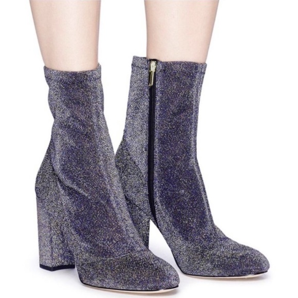 Sam Edelman sock ankle heeled booties size 6 - Picture 2 of 8